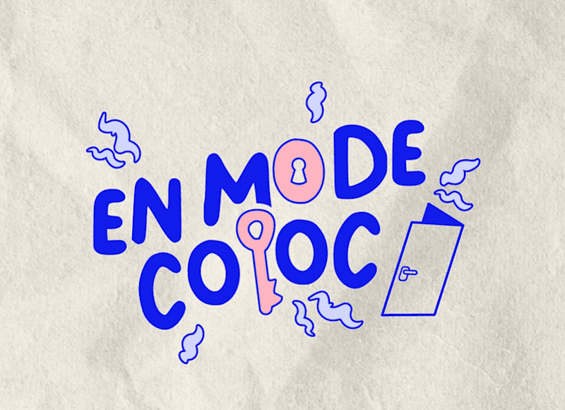 Cover image for En Mode Coloc Podcast — Brand Identity Design 