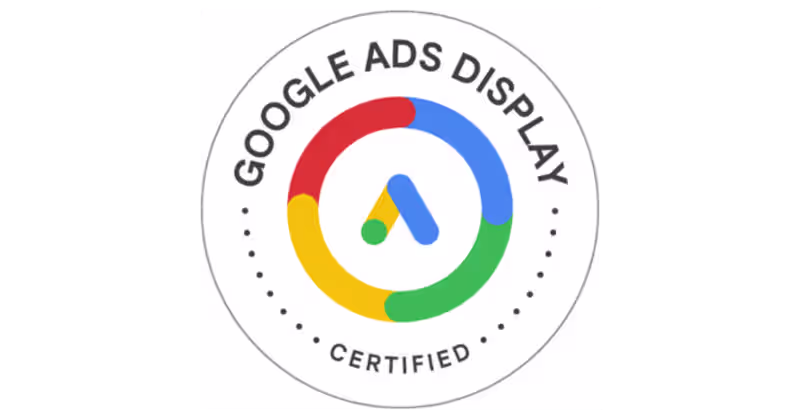 Cover image for Google Ads Display Certification