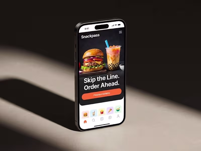 Cover image for Framer - Snackpass Web Redesign Project
