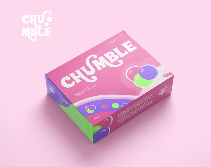 Cover image for Brand identity design for chewing gum brand :: Behance