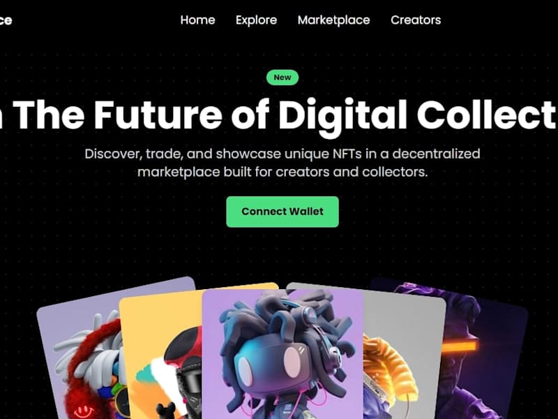 Cover image for NFT Marketplace Website