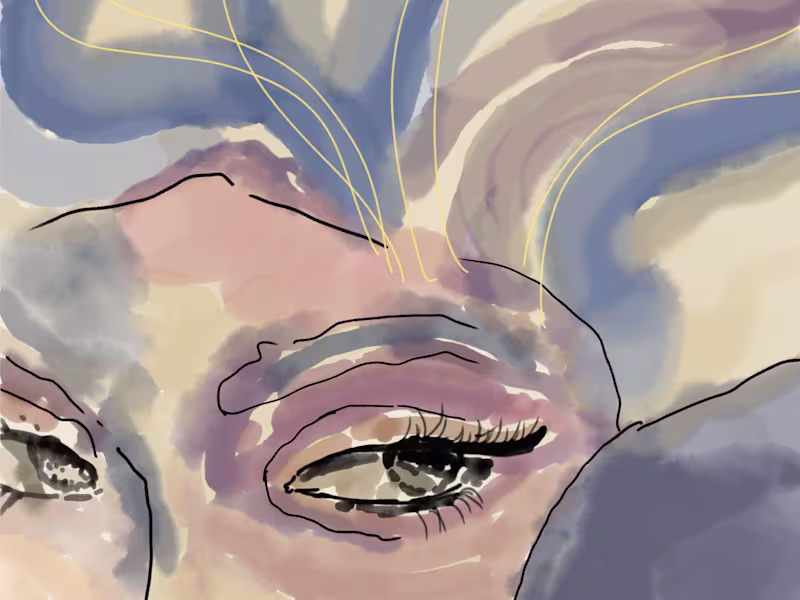 Cover image for Female Face Design: Watercolor Art on Behance