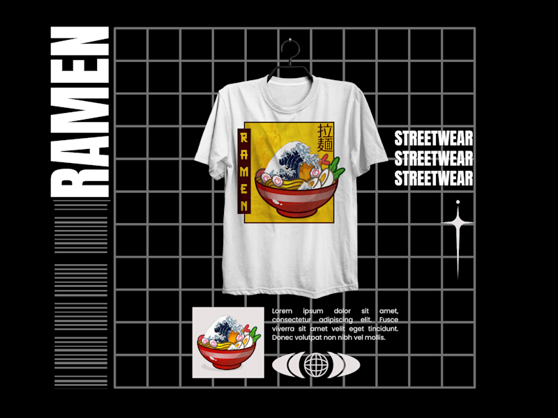 Cover image for Custom Japanese Style T-Shirt Designs!