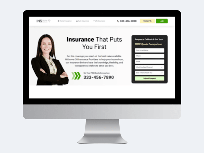 Cover image for Insurance Broker Website