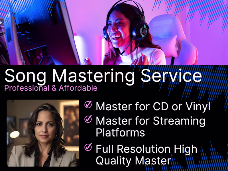 Cover image for Professional Song Mastering