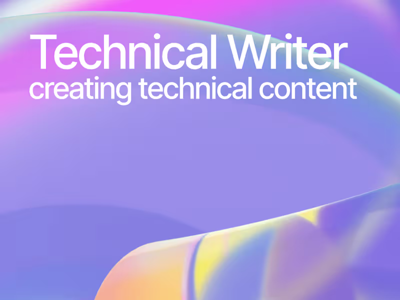 Cover image for Technical Content Writer