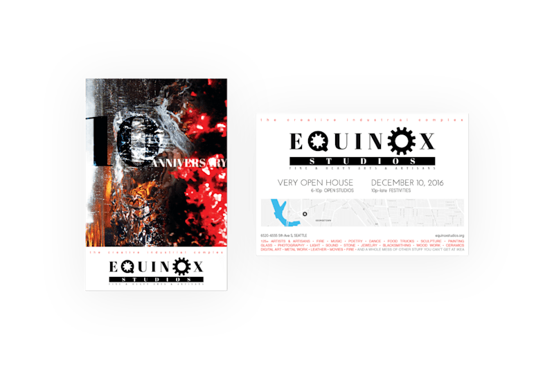 Cover image for Equinox Studios poster design