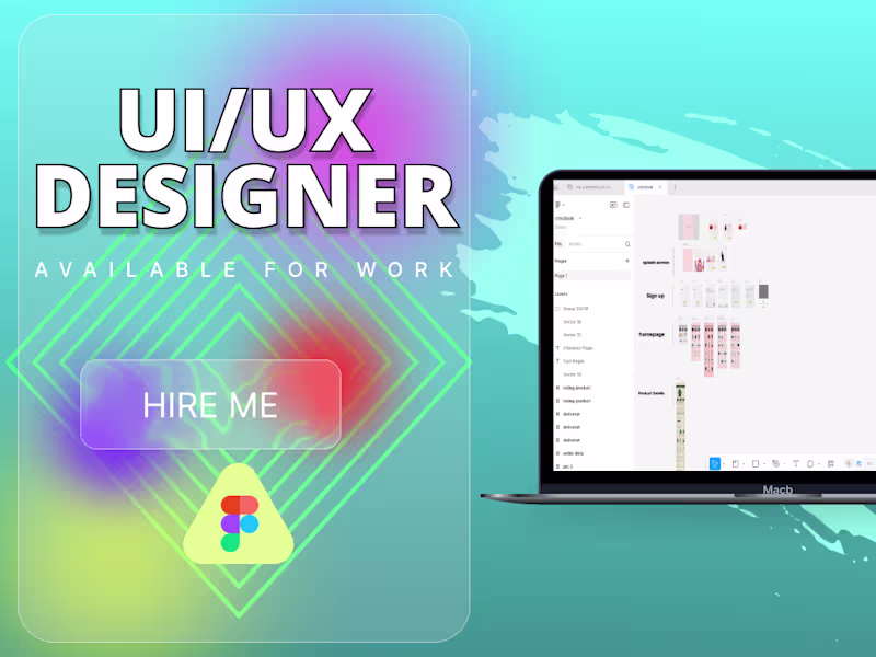 Cover image for Creative UI/UX Designs | Figma | Web & Mobile