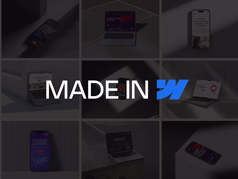 Cover image for High quality, responsive, reliable & fast Webflow development
