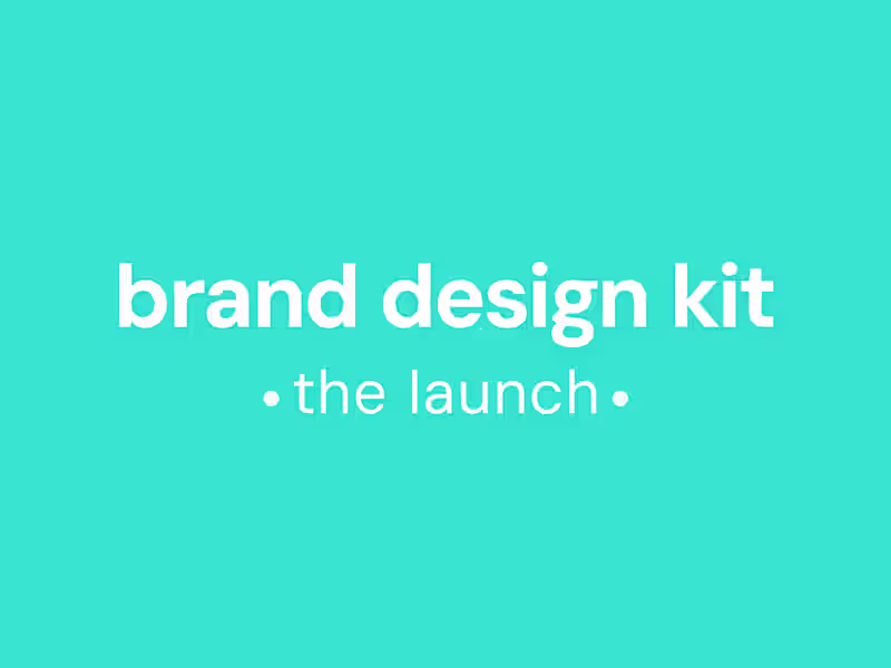Cover image for Brand Design Kit - The Launch