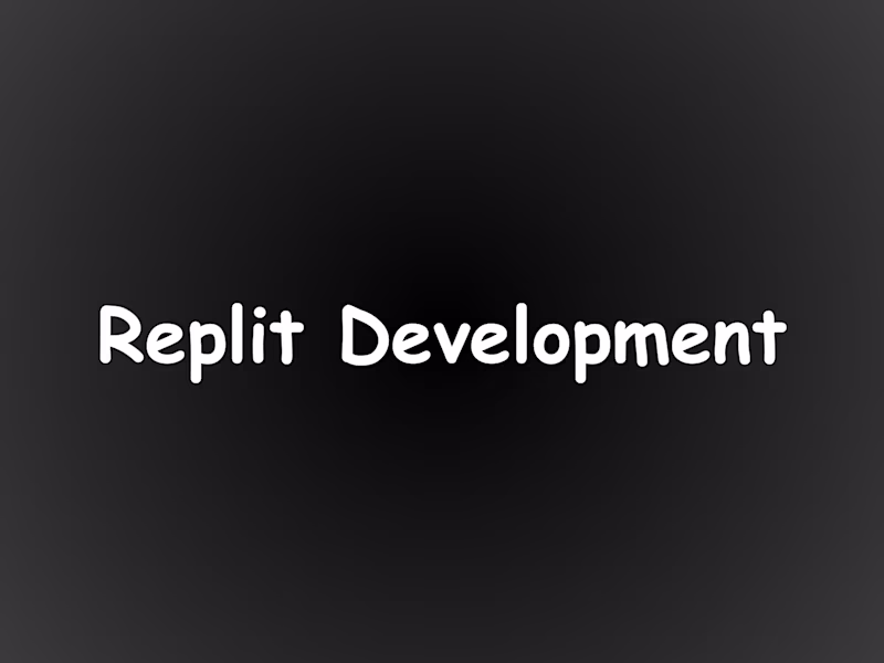 Cover image for Replit Development