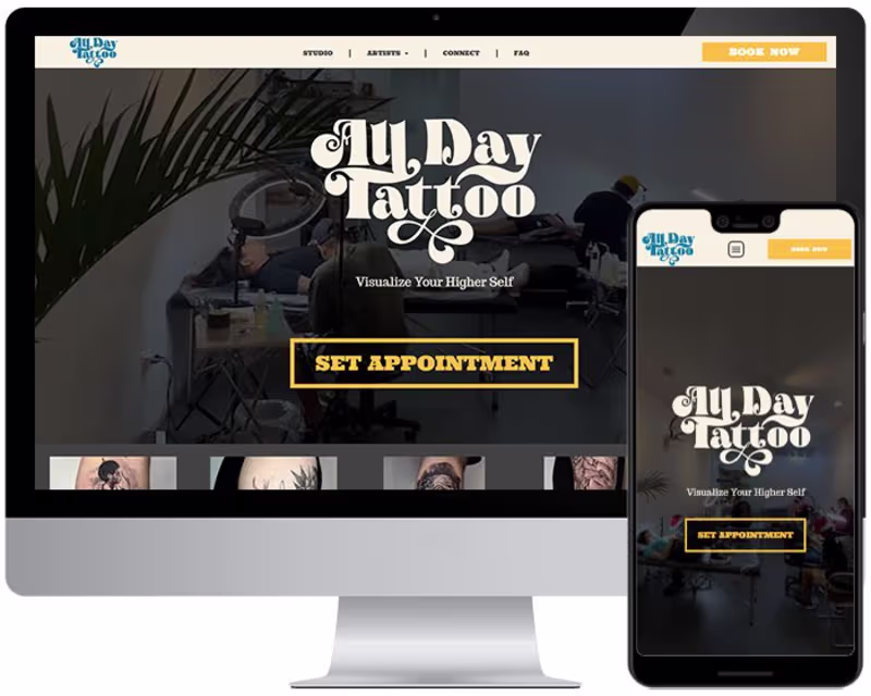 Cover image for All Day Tattoo PH website