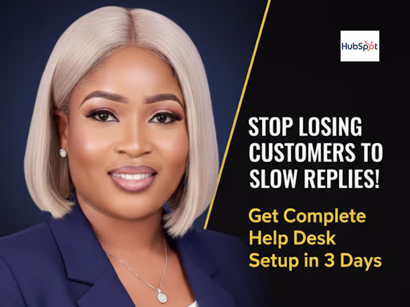 Cover image for Expert HubSpot CRM setup and sales workflow automation