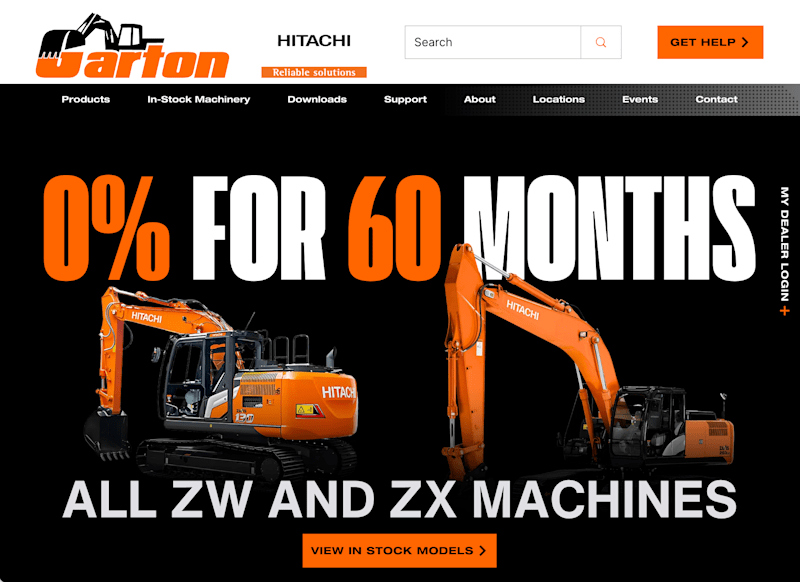 Cover image for Hitachi Construction Equipment for Sale in California | Excavat…