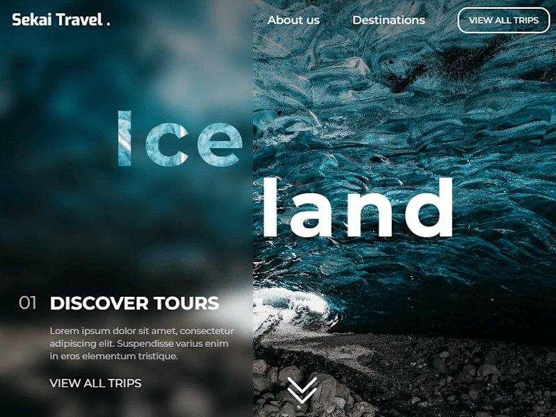 Cover image for Sekai Travel's Landing Page Design & Development
