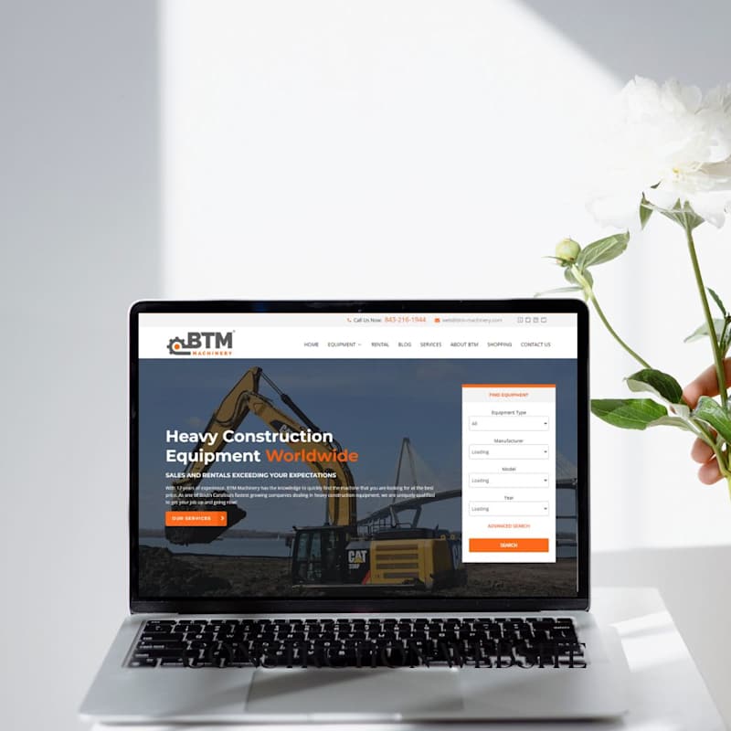 Cover image for CONSTRUCTION WEBSITE DESIGN