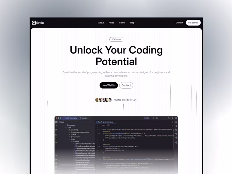 Cover image for Evalu - Online Education Platform Framer Template
