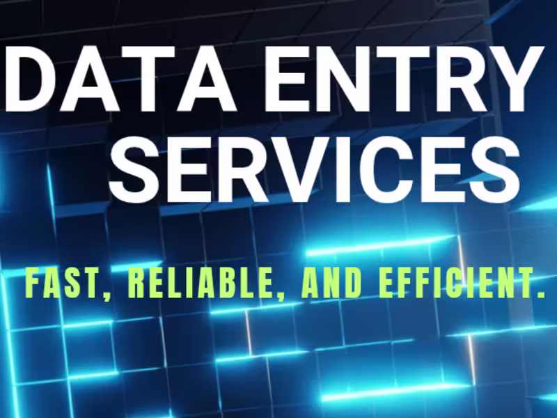 Cover image for Accurate Data Entry Services | Fast, Reliable, and Efficient