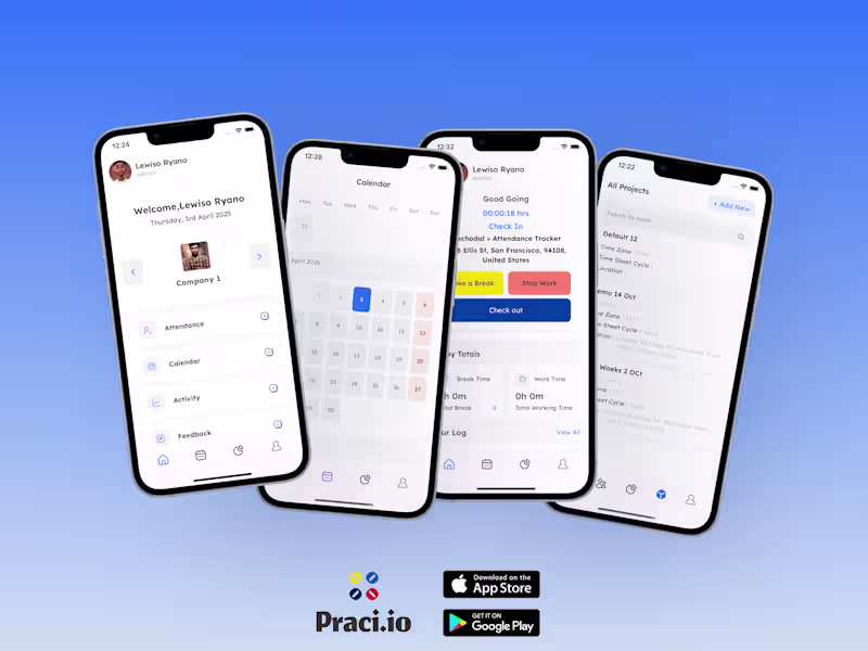 Cover image for Praci.io Mobile App