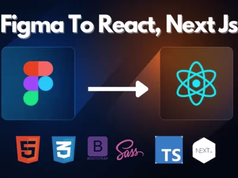 Cover image for Figma to React/Next.js – Responsive, Pixel-Perfect Conversion