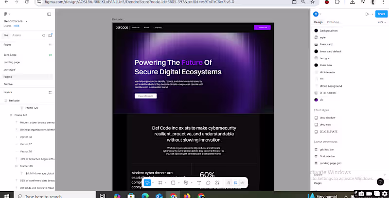 Cover image for Working on a cybersecurity website for a startup