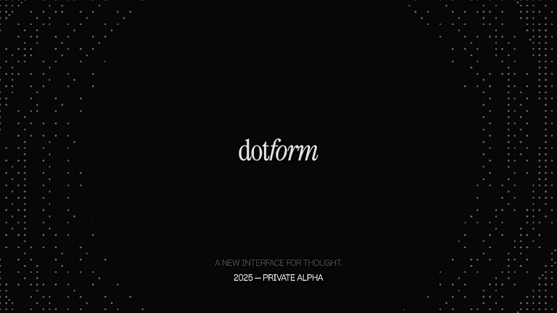 Cover image for Pitch Deck slides for DotForm.