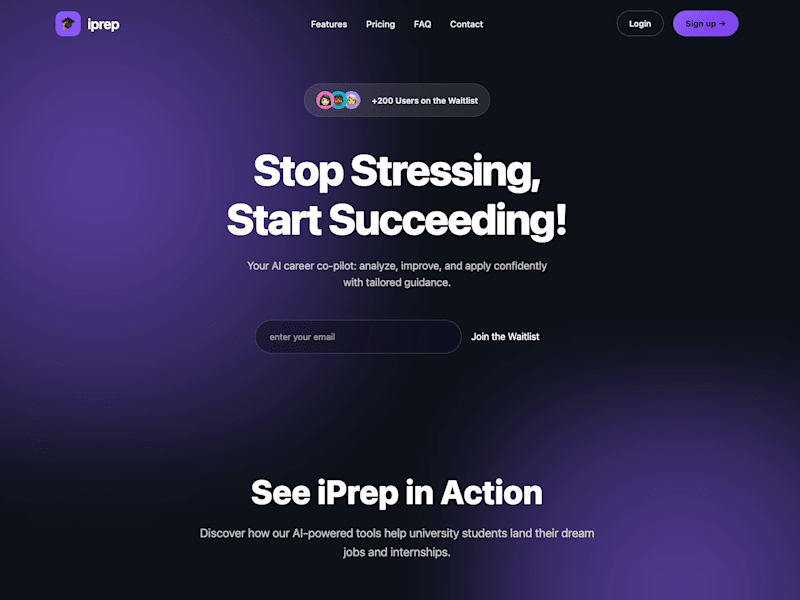 Cover image for Iprep – AI-Powered Job Interview Preparation Platform