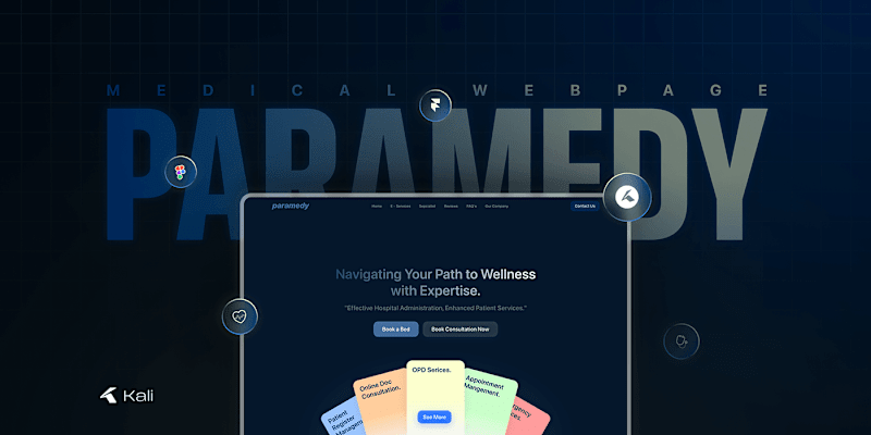 Cover image for Medical Web Management | Paramedy :: Behance
