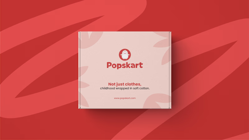 Cover image for Popskart Brand Identity | Kidswear/Fashion | Apparel