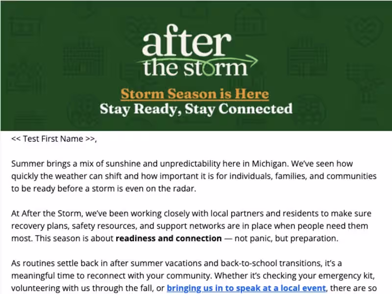 Cover image for After the Storm – disaster recovery communications with hear...