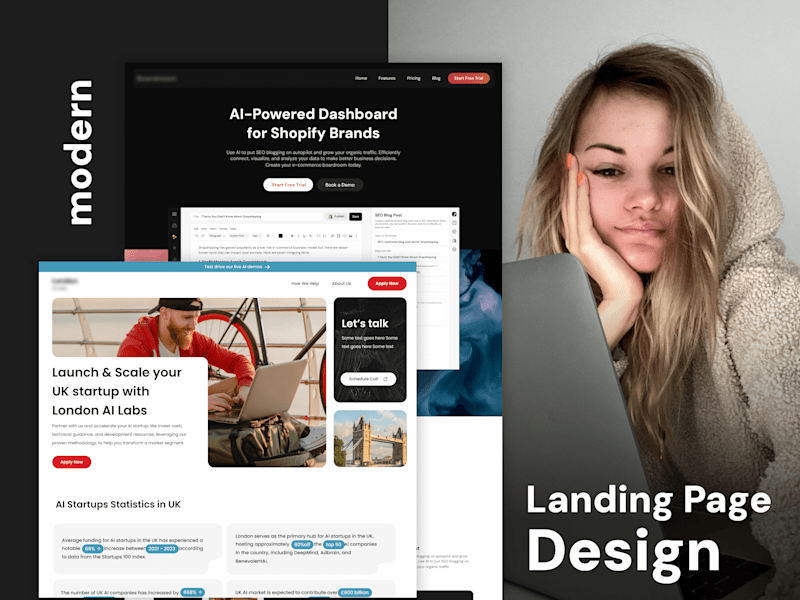 Cover image for Custom Landing Page Design for Your Business