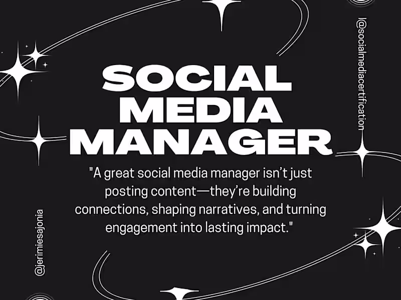 Cover image for Social Media Management