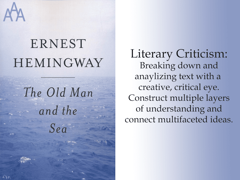 Cover image for Literary Construction and Understanding - Old Man and the Sea