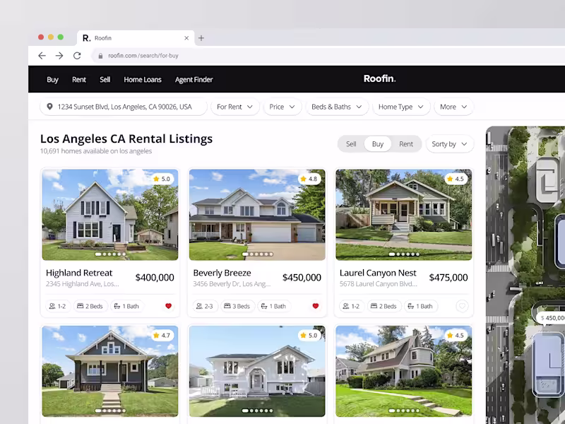 Cover image for Roofin - Real Estate ⏐ Dashboard