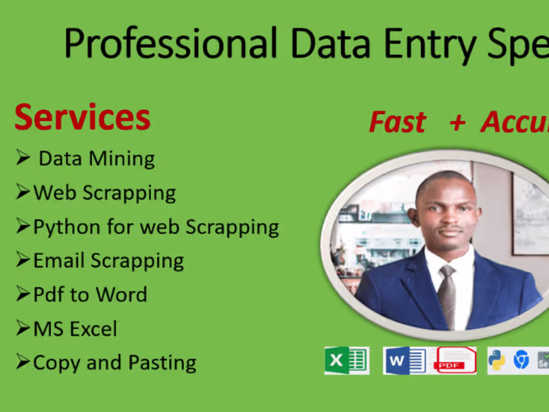 Cover image for Data Entry Specialist