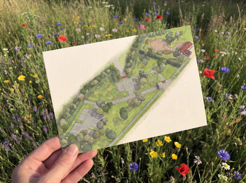 Cover image for Patron Village card illustration. This project for Paul was ...