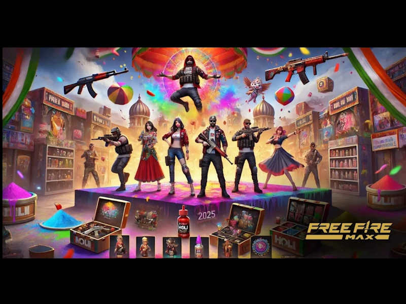 Cover image for Free Fire Holi Theme 2025