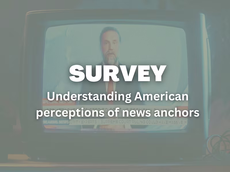 Cover image for Survey Study: American Perceptions of News Anchors