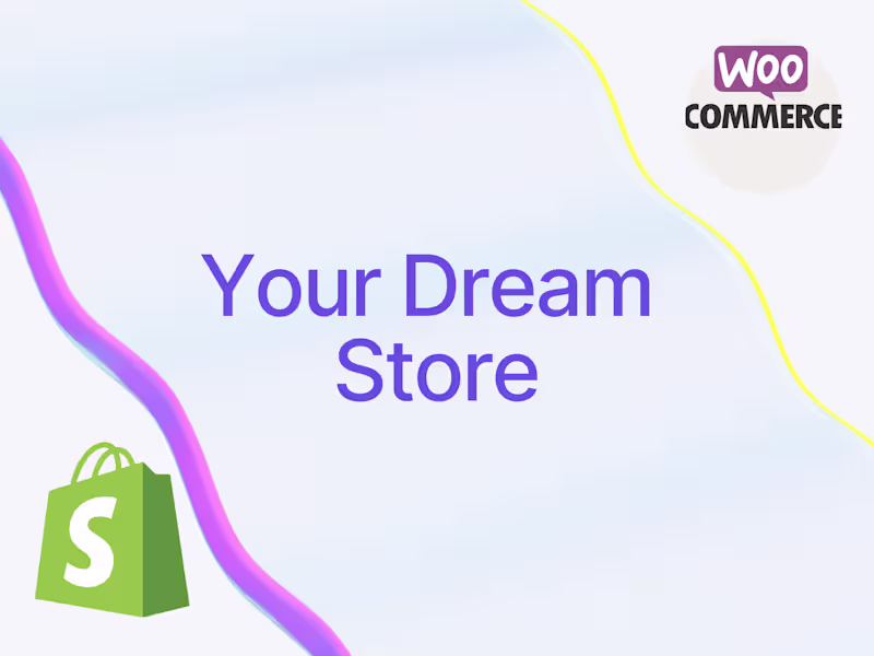 Cover image for Launch Your Dream E-Commerce Store: Expert Website Developer