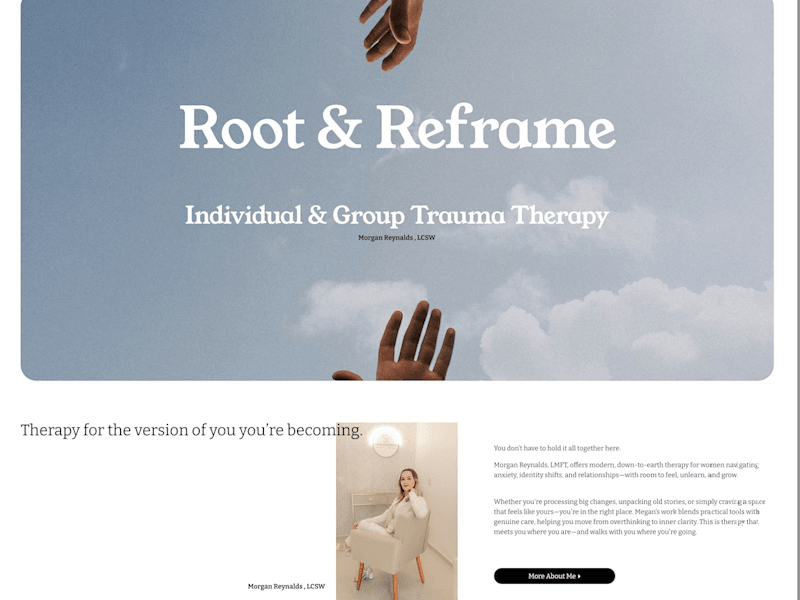 Cover image for Therapy Practice Website