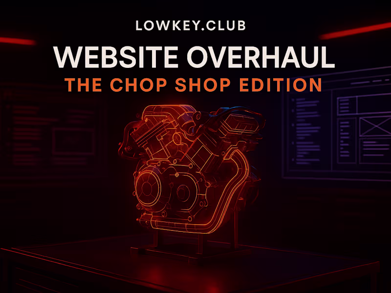 Cover image for Website Overhaul — The Chop Shop Edition