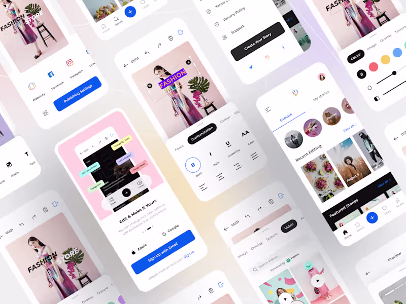 Cover image for MakeStories Mobile App Design