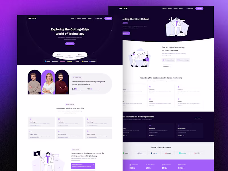 Cover image for TailTech - SaaS Product Website