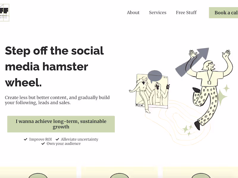 Cover image for My own landing page