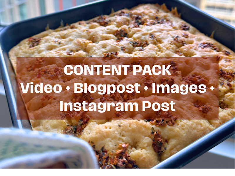Cover image for Content Pack for Instagram: Recipe + Video + Blogpost