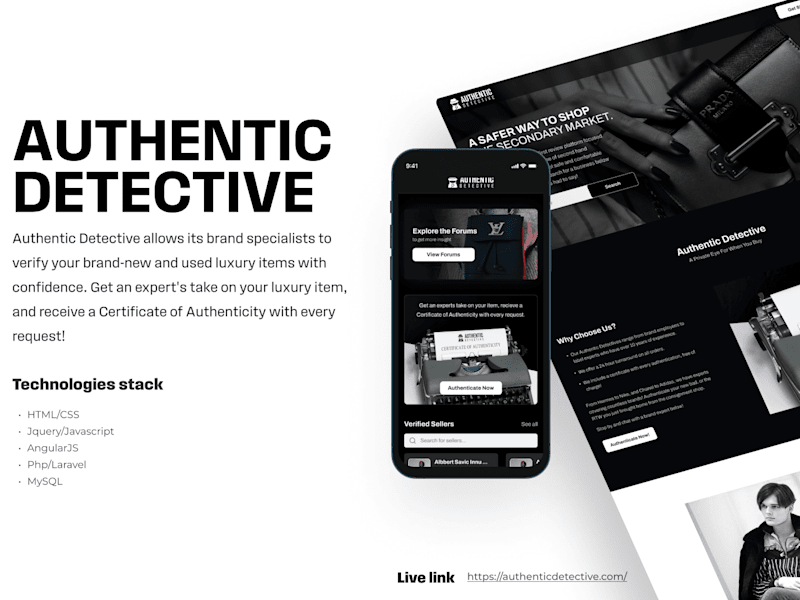 Cover image for Authentic Detective