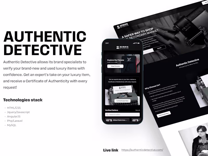 Cover image for Authentic Detective