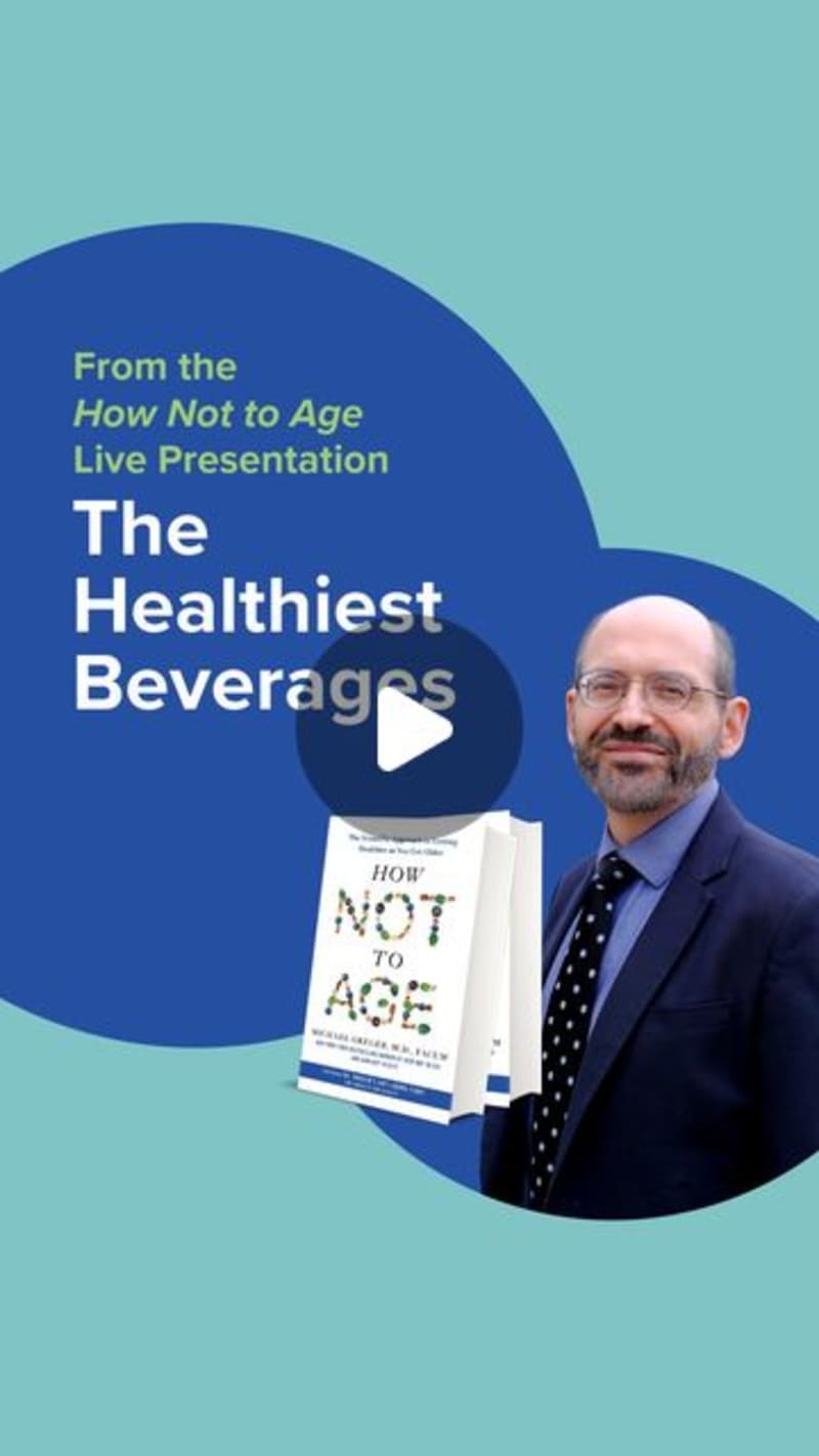 Cover image for NutritionFacts.org on Instagram: “In this live lecture, Dr. Gre…