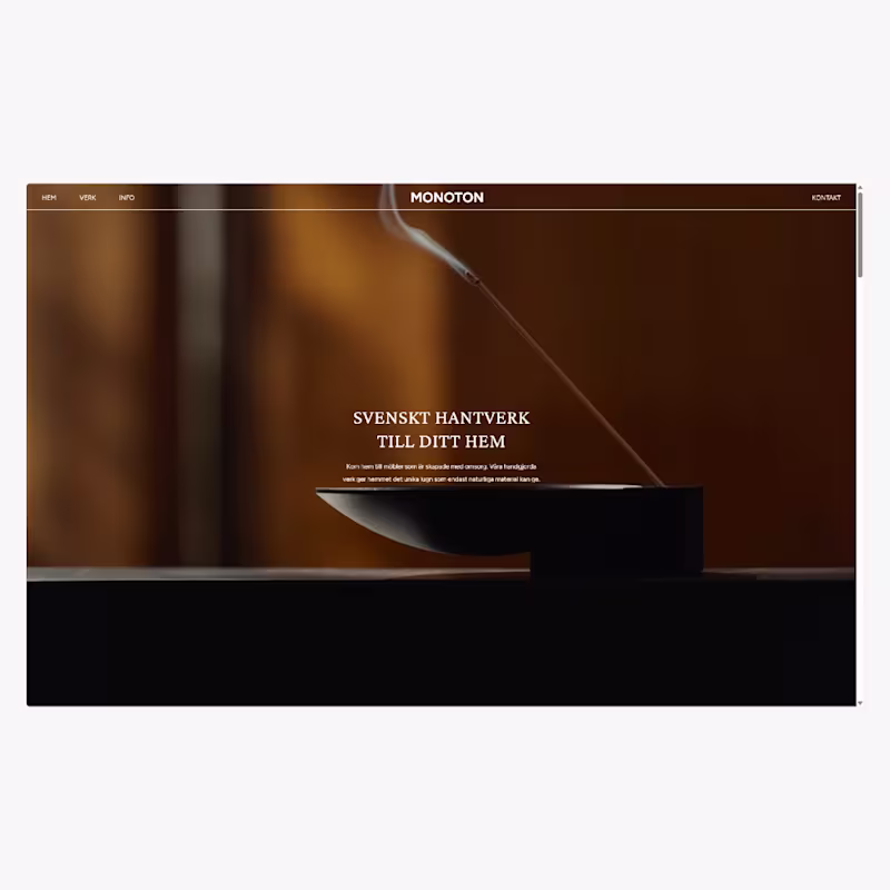 Cover image for Furniture studio product display 