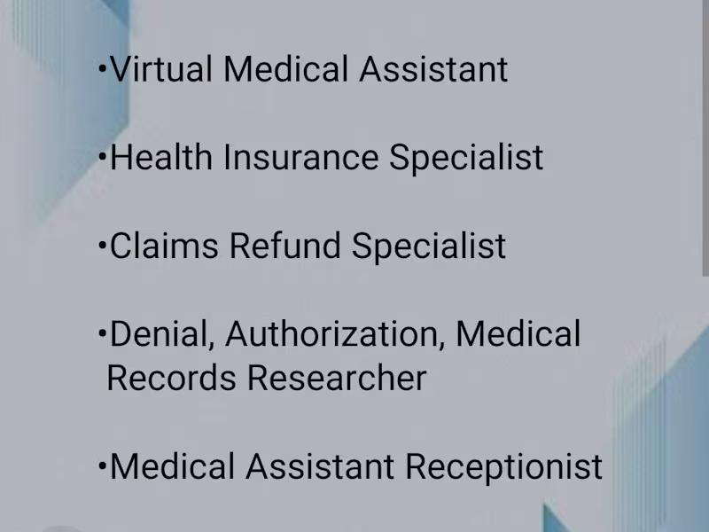 Cover image for Medical Claims Refund Specialist 